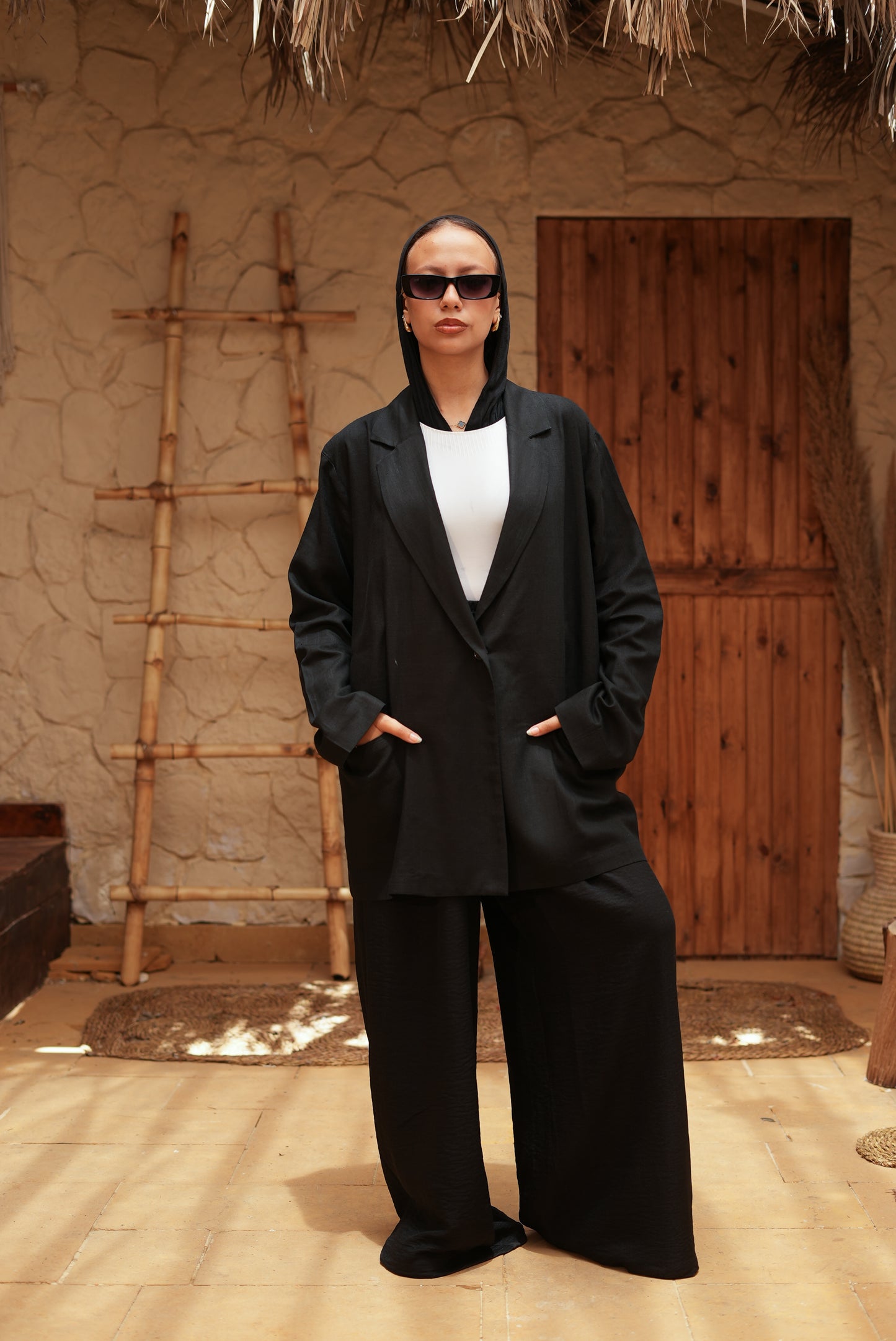 Pure linen Black blazer