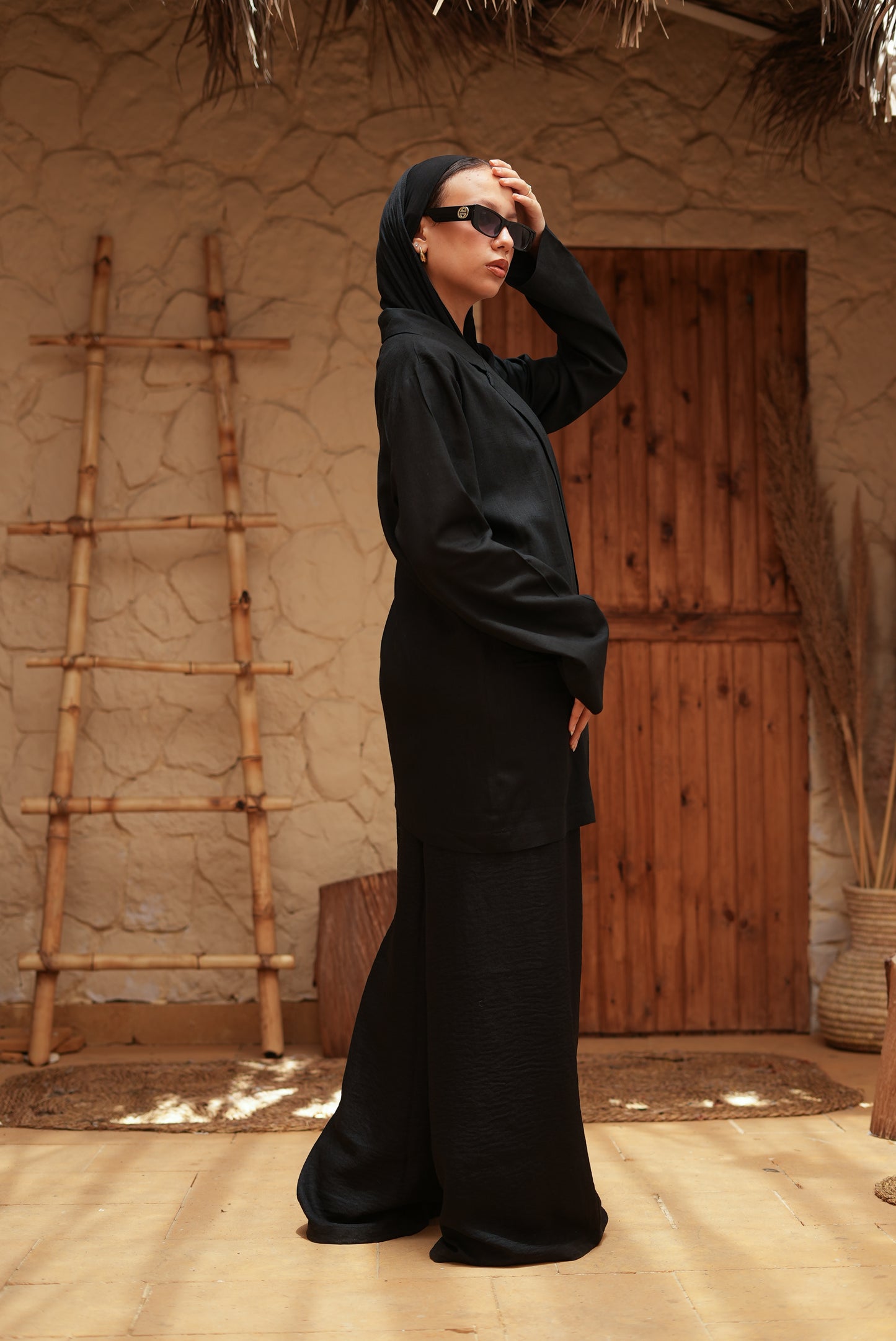 Pure linen Black blazer