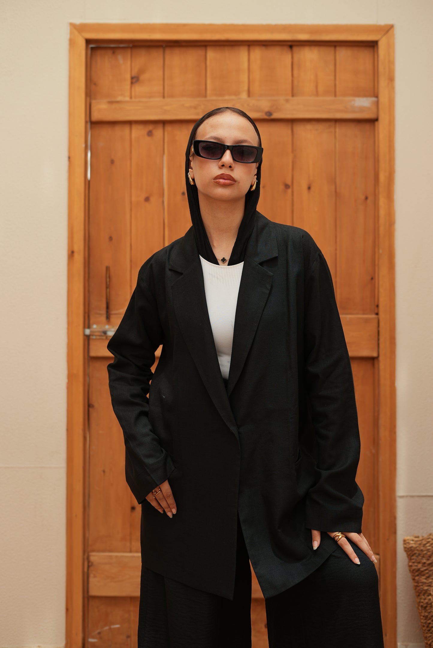 Pure linen Black blazer